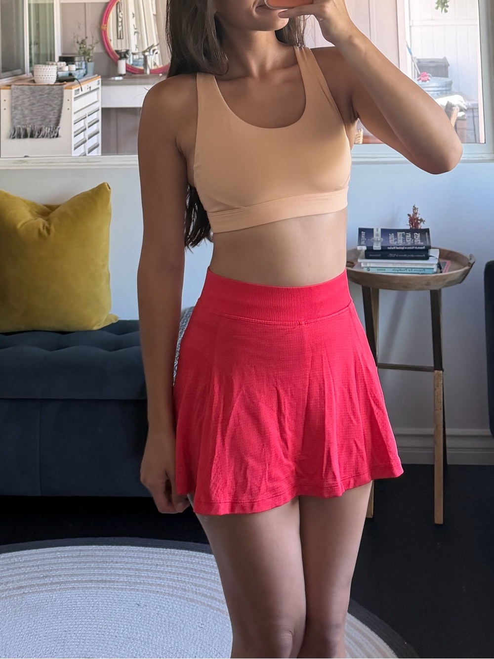 Lululemon Skirt and Athleta Sports Bra